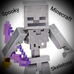 Spooky Minecraft Skeletons - Single