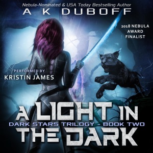 A Light in the Dark (Dark Stars Book 2): A Space Fantasy Sci-Fi Adventure (Unabridged)