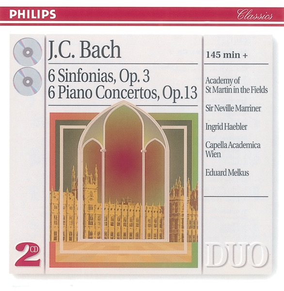 Bach, J.C.: 6 Sinfonias Op.3/6, Piano Concertos Op. 13