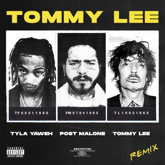 Cover artwork for Tommy Lee (feat. Post Malone)