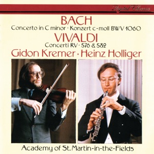 J.S. Bach: Concerto in C Minor - Vivaldi: Concerto in G Minor, Violin Concerto in D Major