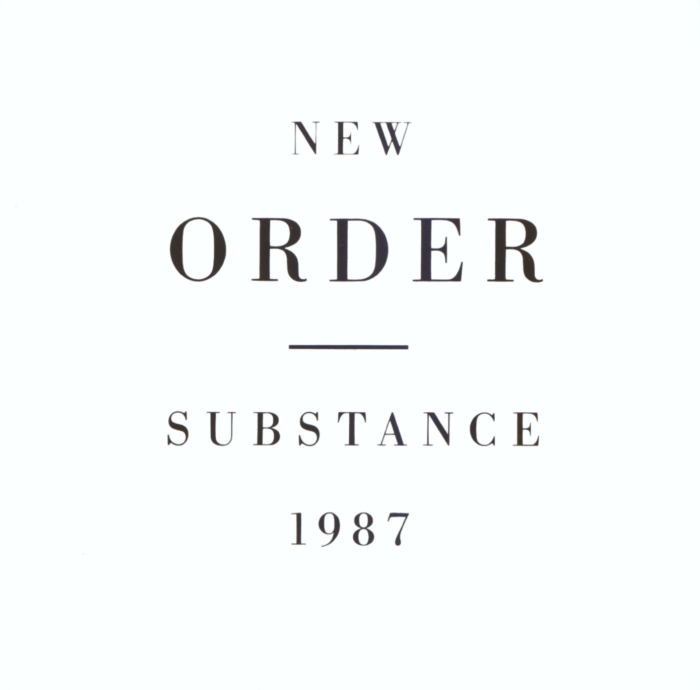 Substance by New Order
