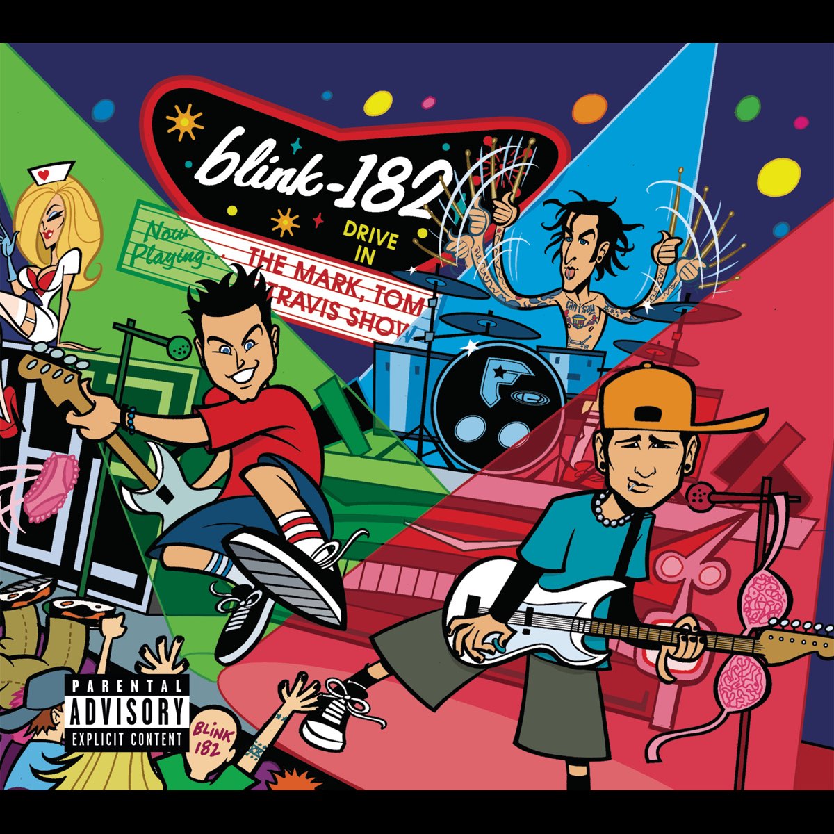 The Mark, Tom and Travis Show (The Enema Strikes Back!) [Live] - Album by  blink-182 - Apple Music