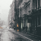 Caddelerde Rüzgar song art