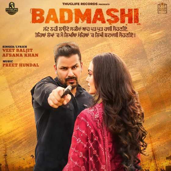Cover artwork for Badmashi (feat. Afsana Khan)
