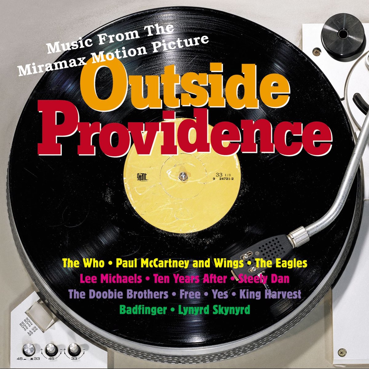 Music from the Motion picture. Outside Providence (1999) poster. King Harvest Dancing in the Moonlight. Soundtracks CD сборники. Музыка пикчерз