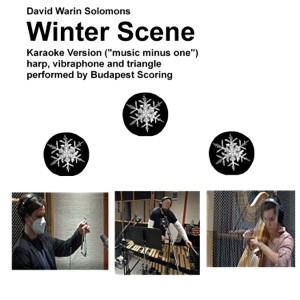 Winter Scene Karaoke version (music minus one) with harp, vibraphone and triangle