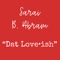 Love Don't Hurt - Sarai B. Abram lyrics