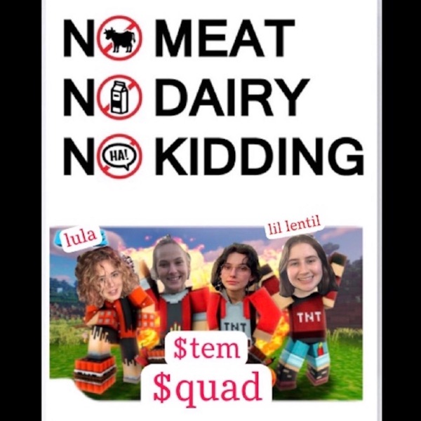 Cover of No Dairy No Meat (feat. Lula & Lil Lentil) - Single