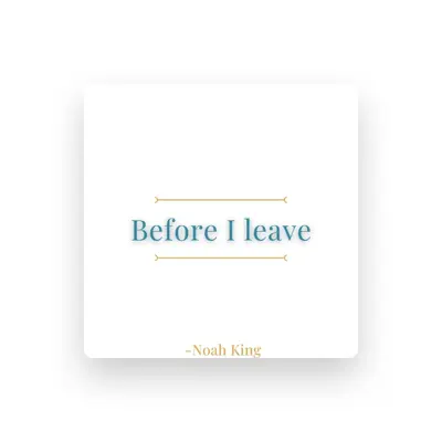 Listen to Noah King, watch music videos, read bio, see tour dates & more!