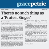 There's No Such Thing as a Protest Singer - EP artwork