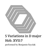 Hadyn: 5 Variations in D major, Hob. XVII:7 - EP artwork