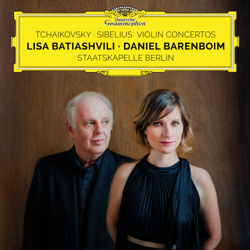 Tchaikovsky &amp; Sibelius: Violin Concertos - Lisa Batiashvili, Staatskapelle Berlin &amp; Daniel Barenboim Cover Art