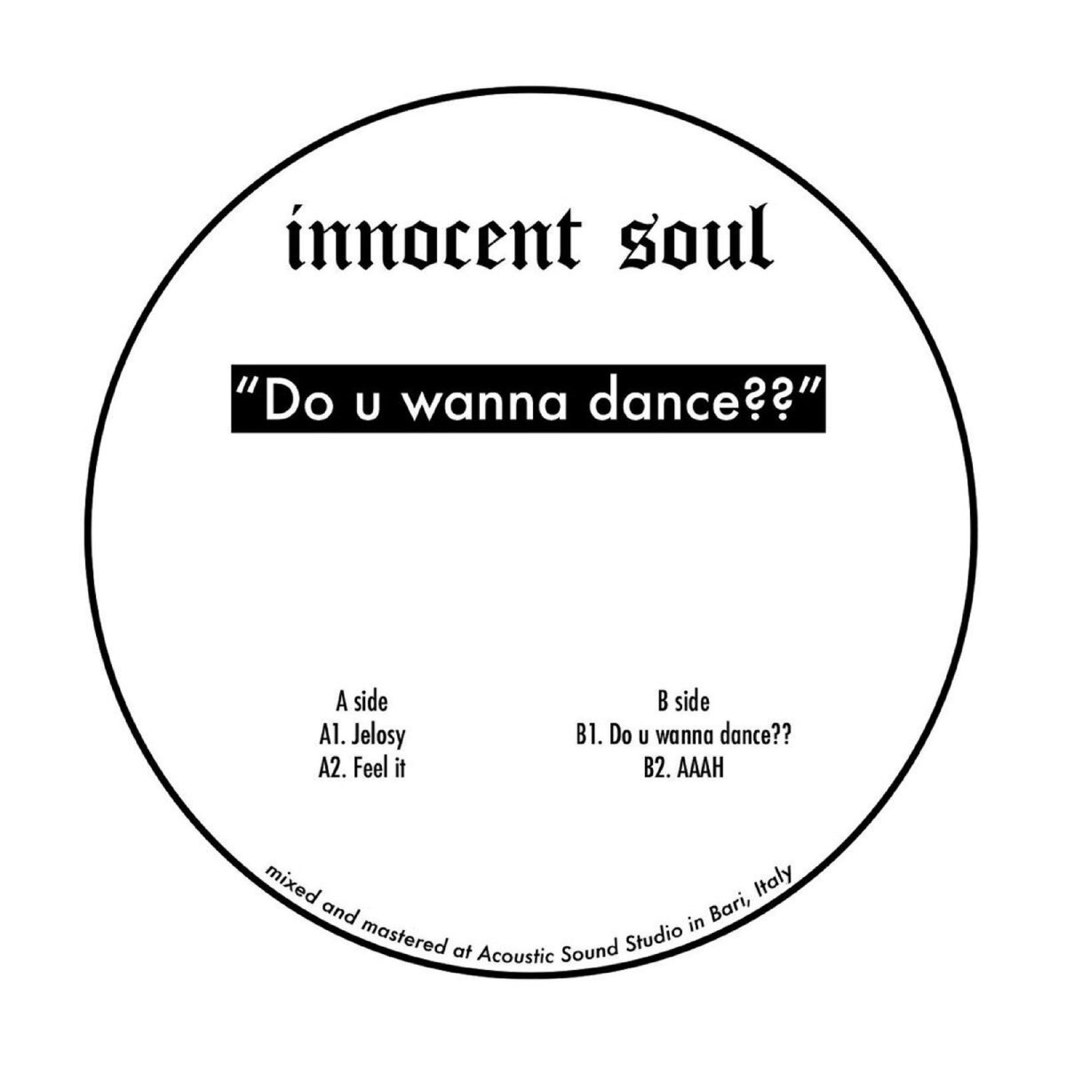 Feel the soul. Innocent Soul. U2 Songs of Innocence artist title format Date 4 septenlee 2014 LP.