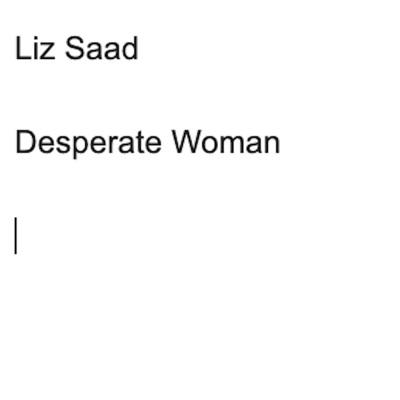 Desperate Woman