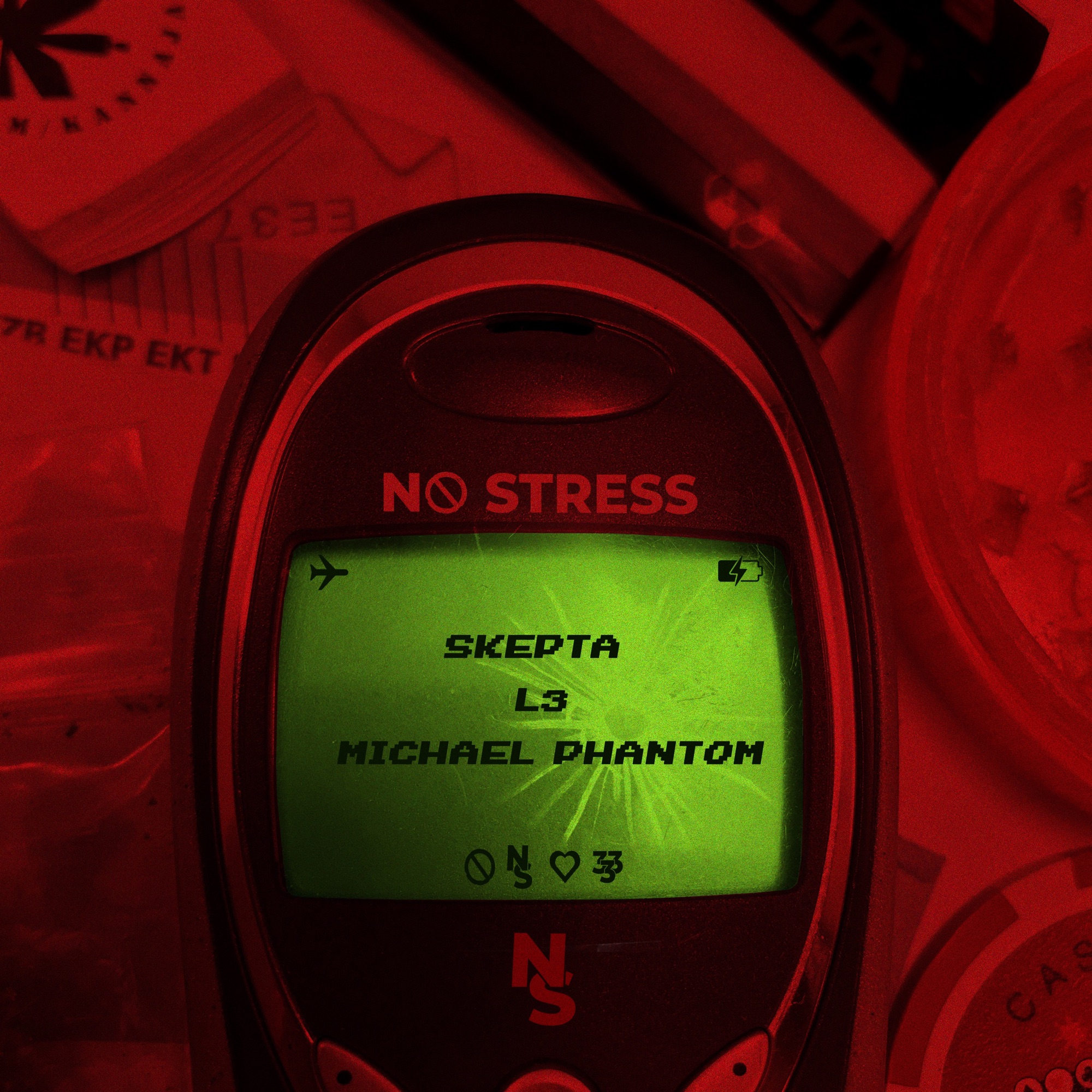 Skepta, L3 & Michael Phantom - No Stress - Single