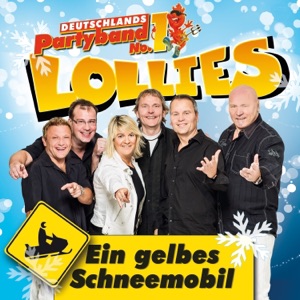 Ein gelbes Schneemobil - Single