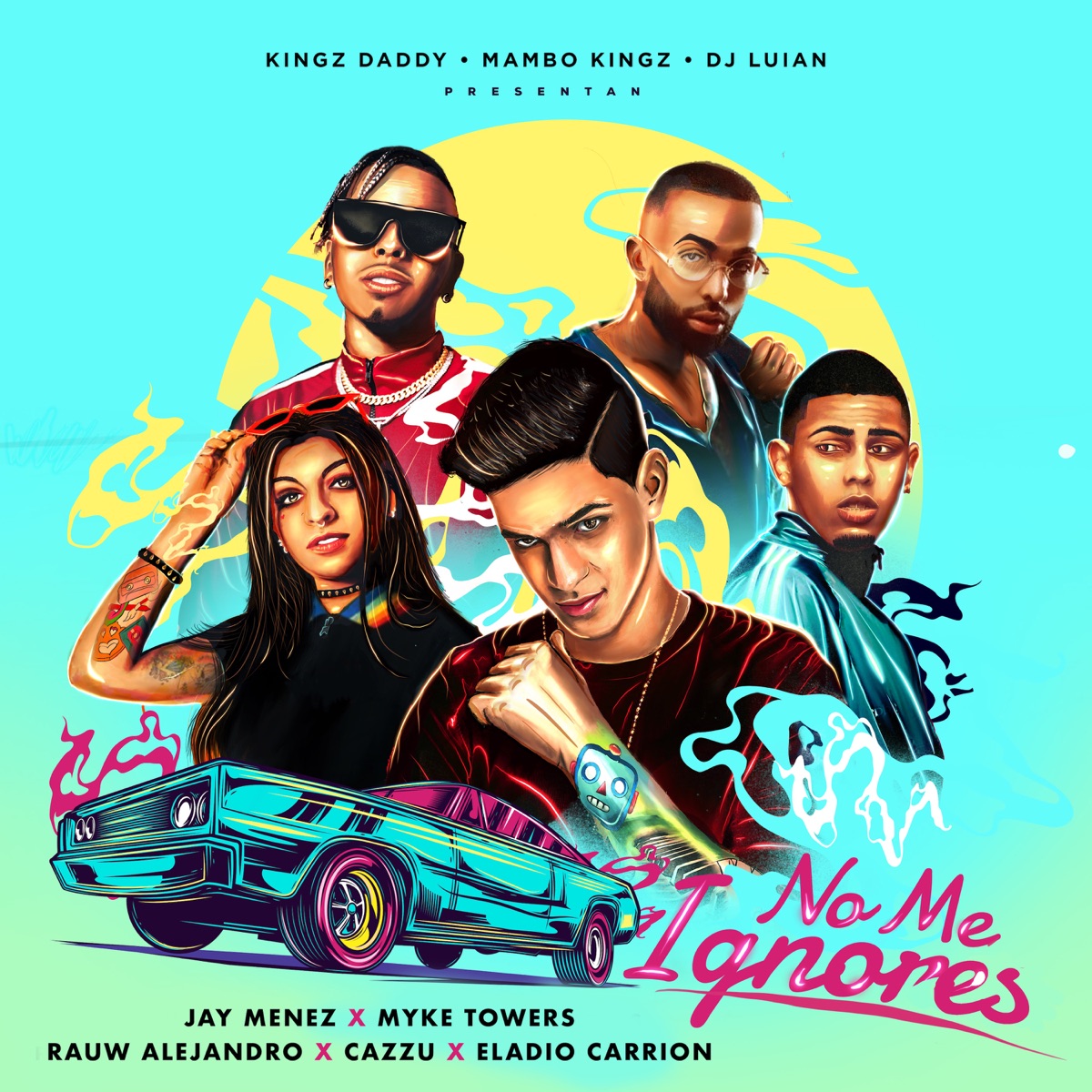 No Me Ignores (feat. Cazzu & Eladio Carrión) - Single de Jay Menez, Myke  Towers & Rauw Alejandro en Apple Music