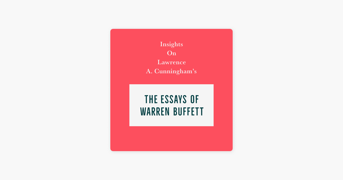 essays of warren buffett by lawrence cunningham pdf