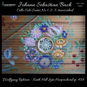 Bach: Cello Suites Nos. 1-3, BWV 1007-1009 (Arr. W. Rübsam for Lute-Harpsichord)