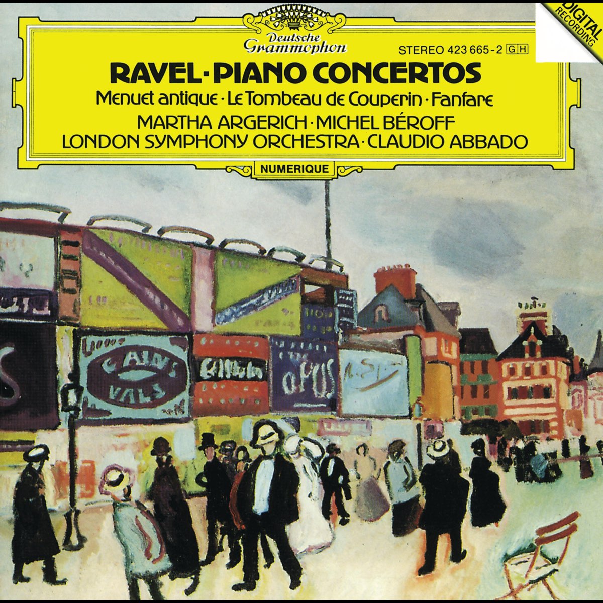 ‎Ravel Piano Concertos Album by Claudio Abbado, London Symphony
