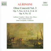 ALBINONI: Oboe Concertos, Vol. 3