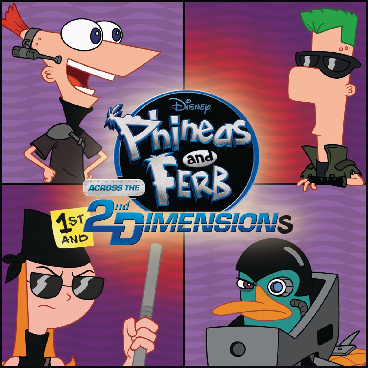 Phineas and Ferb: Across the 1st and 2nd Dimensions - Album by 