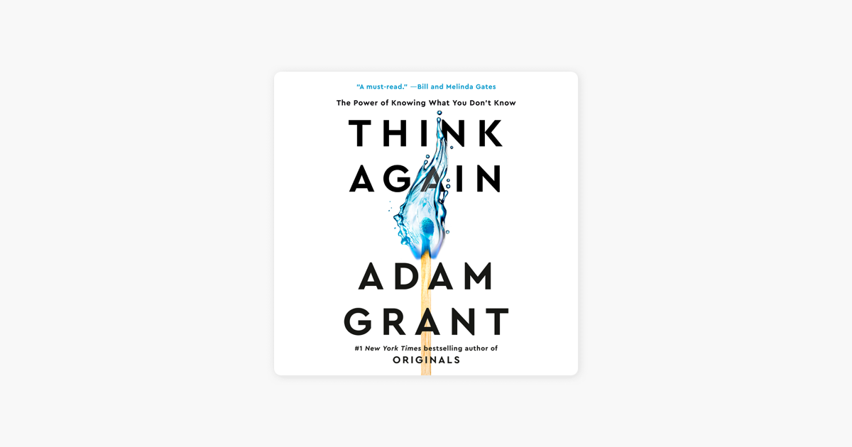 Adam Grant - Author, HIDDEN POTENTIAL, THINK AGAIN, GIVE AND TAKE