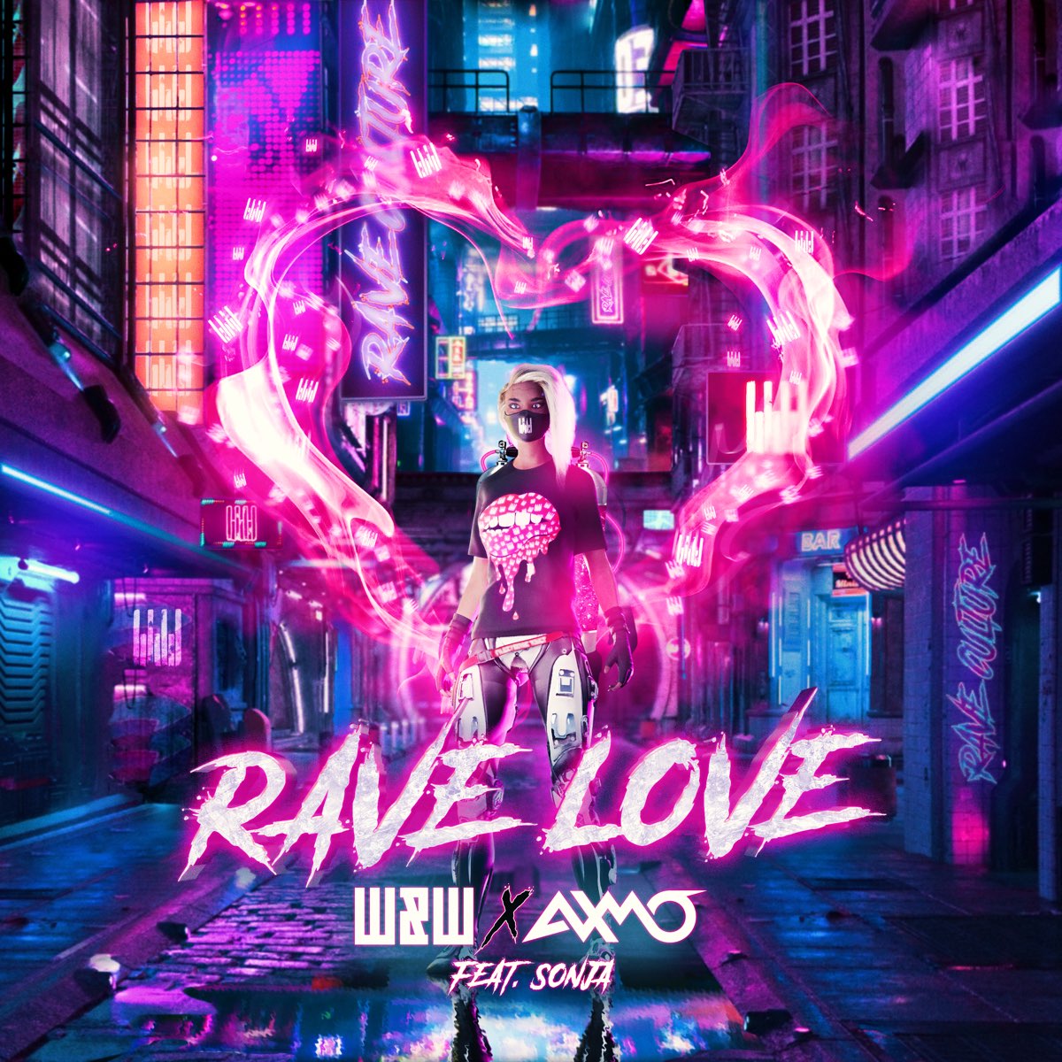 Rave Love (feat. SONJA) - Single by W&W & AXMO on Apple Music