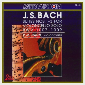 Bach: Suites  for Violoncello Nos. 1-3, BWV 1007-1009
