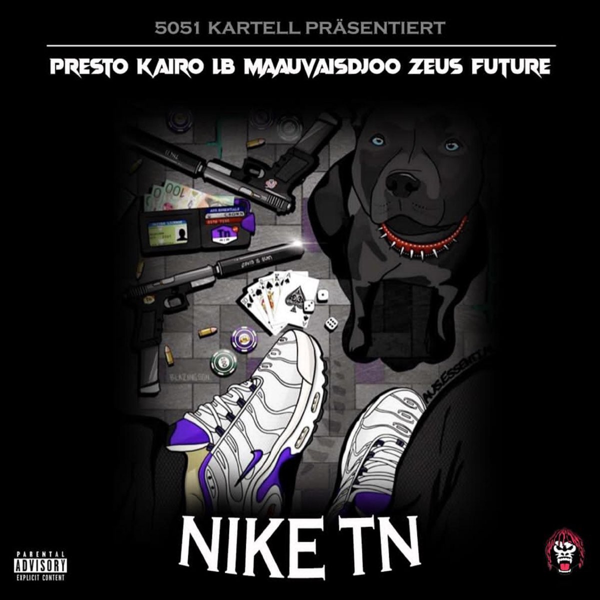 Nike TN (feat. Presto, Kairo.LB, Maauvaisdjoo & Zeusfuture) - Single -  Album by 5051Kartell - Apple Music