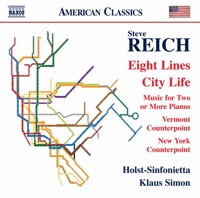 Reich: Eight Lines, City Life & Other Works - Holst-Sinfonietta & Klaus Simon