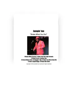 聆聽 Jumpin' Joe、觀看音樂影片、閱讀小傳、查看巡演日期等！