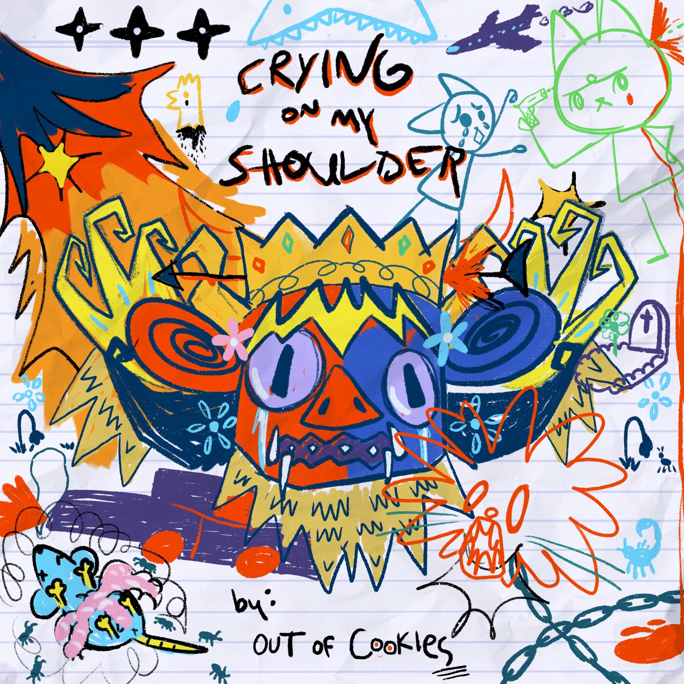 Out of Cookies - Crying On My Shoulder - Single