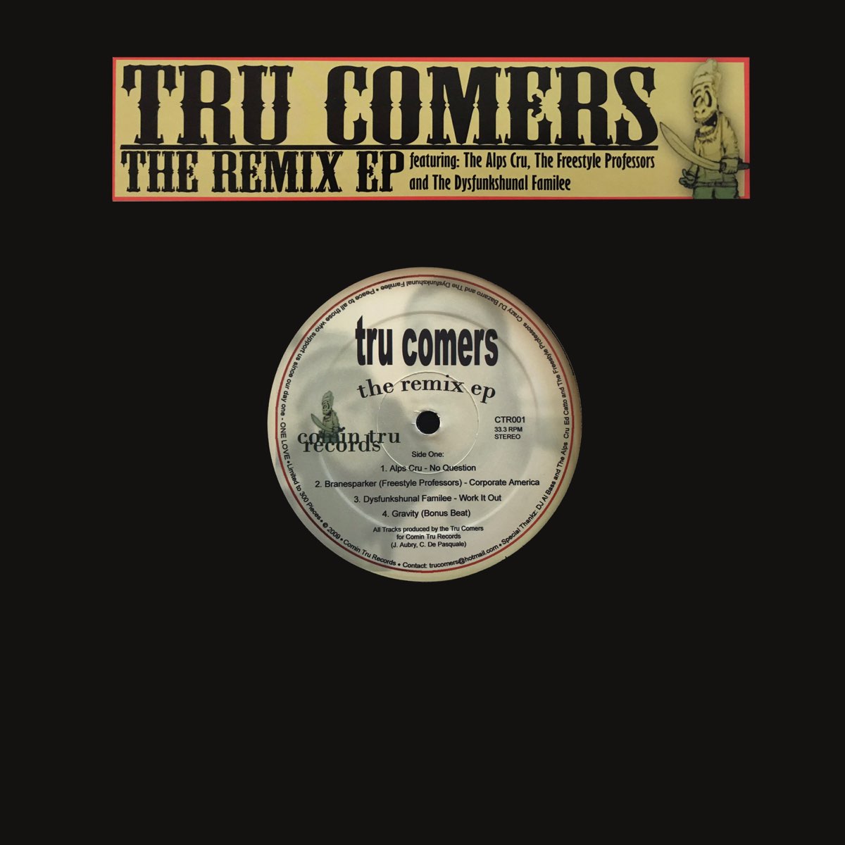 ヒップホップ 激レア TRU COMERS the remix EP