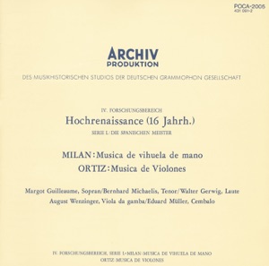 Milan: Musica de vihuela de mano - Ortiz: Musica de Violones