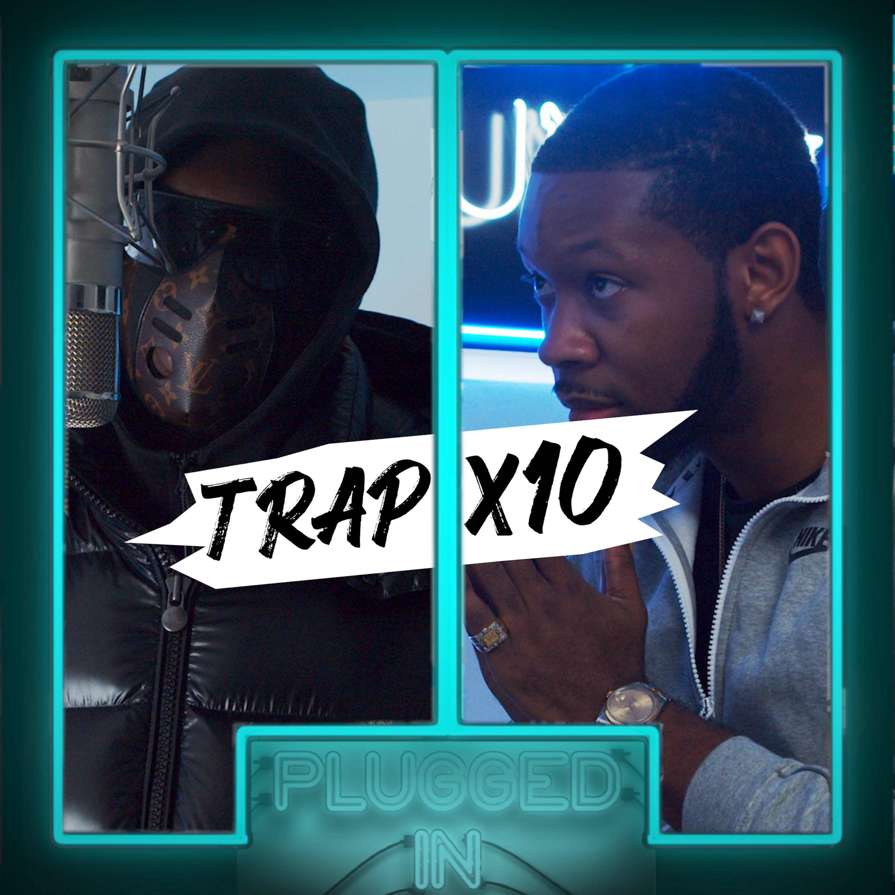 Trapx10 x Fumez the Engineer - Plugged In Freestyle - Single