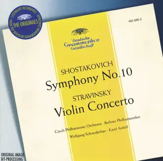 Stravinsky: Violin Concerto in D - Shostakovich: Symphony No. 10, Op. 93 by Berlin Philharmonic, Czech Philharmonic Orchestra, Karel Ančerl & Wolfgang Schneiderhan album reviews, ratings, credits