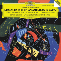 Gershwin: Rhapsody in Blue; an American in Paris - Chicago Symphony Orchestra &amp; James Levine Cover Art