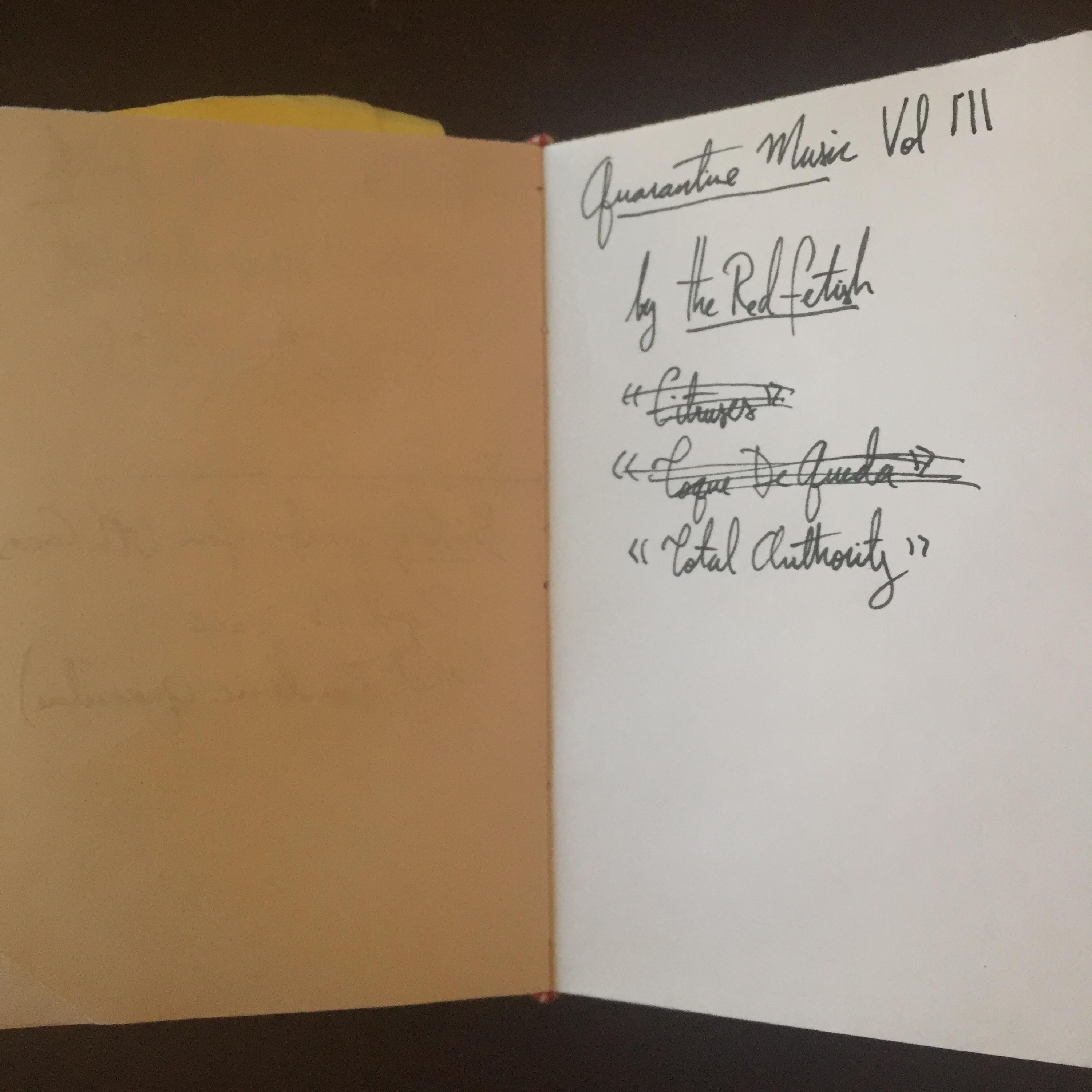 Quarantine Music, Vol. 3: Total Authority