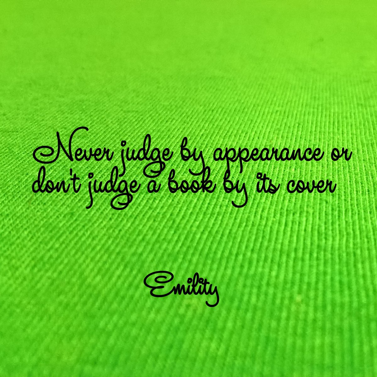 essay on never judge anyone by appearance