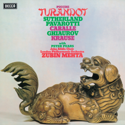 Puccini: Turandot - Luciano Pavarotti, London Philharmonic Orchestra, Dame Joan Sutherland, Zubin Mehta, Montserrat Caballé, Nicolai Ghiaurov &amp; John Alldis Choir Cover Art