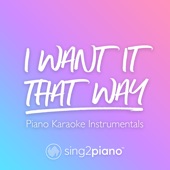 I Want It That Way (Originally Performed by Backstreet Boys) [Piano Karaoke Version] artwork