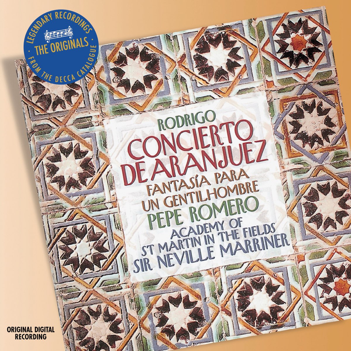 ‎rodrigo Concierto De Aranjuez And Fantasia Album By Pepe Romero Academy Of St Martin In The 3041