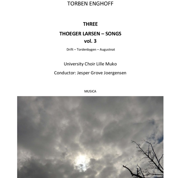 Three Thoeger Larsen-Songs, Vol. 3 - Single