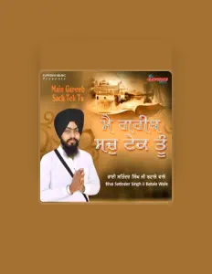 Ακούστε περιεχόμενο από Bhai Satinder Beer Singh Ji Hazoor Ragi Sri Dar Sahib Amritsar, παρακολουθήστε μουσικά βίντεο, διαβάστε το βιογραφικό, δείτε ημερομηνίες περιοδείας, και πολλά ακόμη!