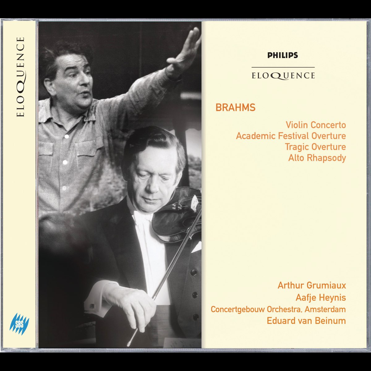 ‎Brahms Violin Concerto, Academic Festival Overture, Tragic Overture