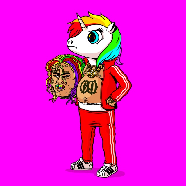 6ix9ine TATI (feat. DJ SPINKING) - Single Album Cover