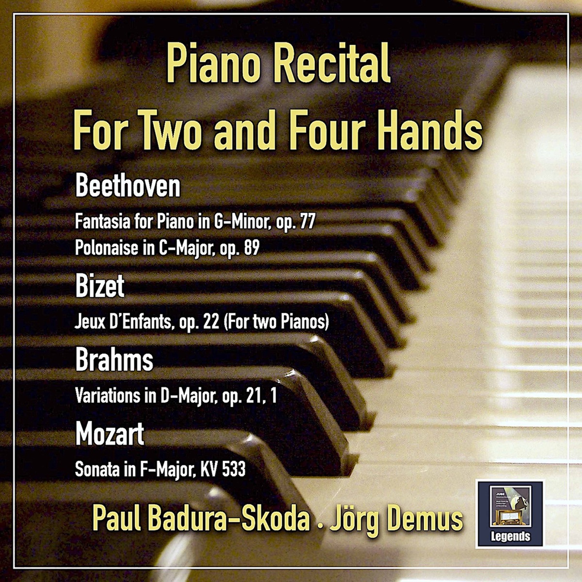 Piano Recital for Two and Four Hands - Album by Paul Badura-Skoda