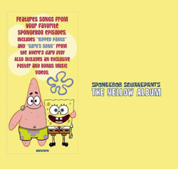 Spongebob Squarepants - The Yellow Album - SpongeBob SquarePants Cover Art